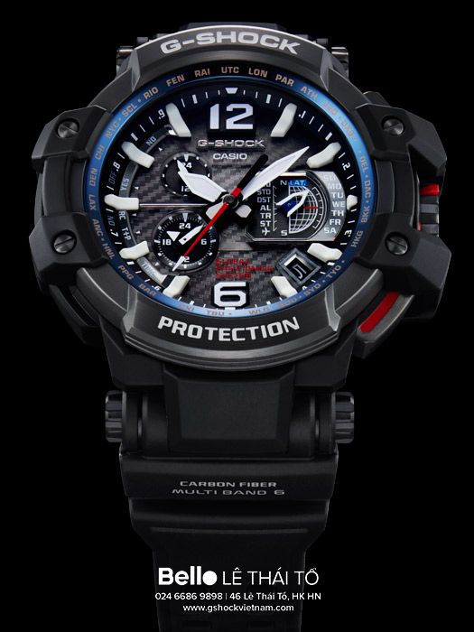  Casio G-Shock GPW-1000-1A - Uy tín từ 2009, Tem vàng chống giả, Bảo hành 5 năm, Pin miễn phí trọn đời 