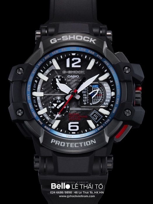  Casio G-Shock GPW-1000-1A - Uy tín từ 2009, Tem vàng chống giả, Bảo hành 5 năm, Pin miễn phí trọn đời 