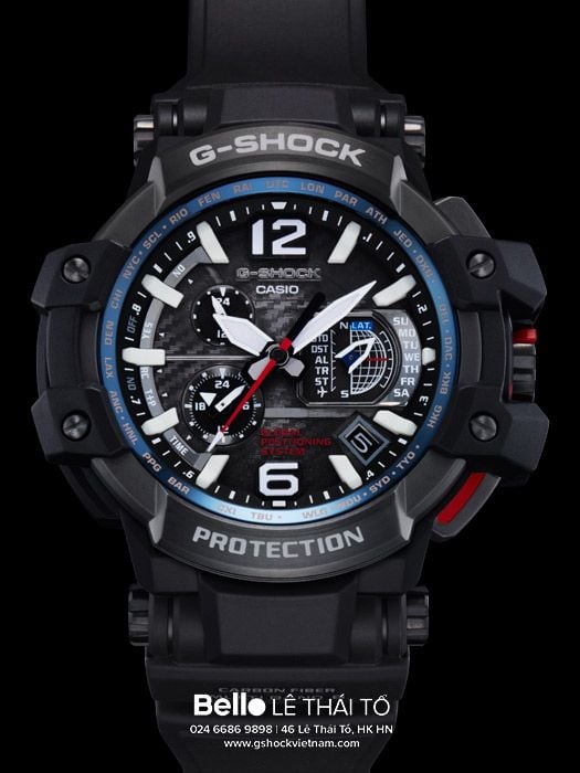  [Pin Miễn Phí Trọn Đời] GPW-1000-1A - Đồng hồ G-Shock Nam - Tem Vàng Chống Giả 