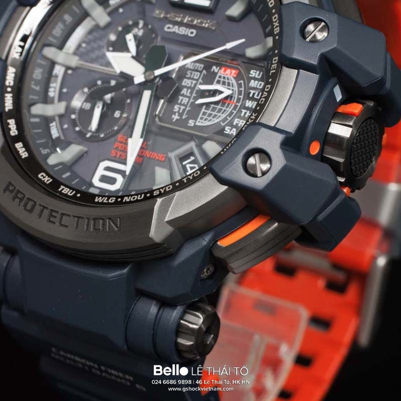  [Pin Miễn Phí Trọn Đời] GPW-1000-2A - Đồng hồ G-Shock Nam - Tem Vàng Chống Giả 