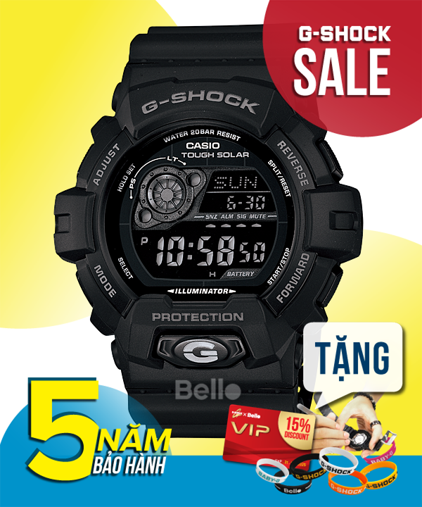  [Pin Miễn Phí Trọn Đời] GR-8900A-1 - Đồng hồ G-Shock Nam - Tem Vàng Chống Giả 