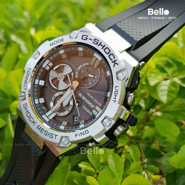  Casio G-Shock GST-B100-1A - Uy tín từ 2009, Tem vàng chống giả, Bảo hành 5 năm, Pin miễn phí trọn đời 