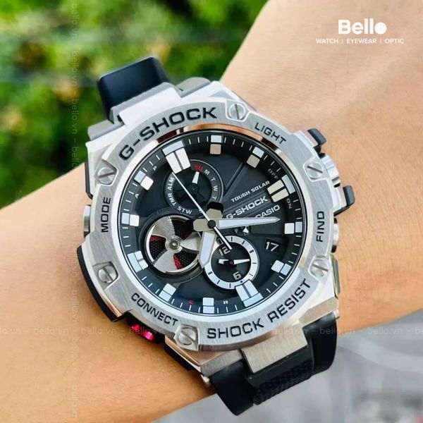  Casio G-Shock GST-B100-1A - Uy tín từ 2009, Tem vàng chống giả, Bảo hành 5 năm, Pin miễn phí trọn đời 