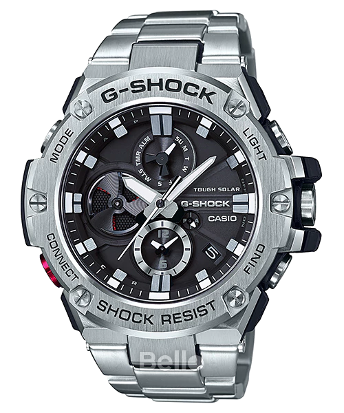  Casio G-Shock GST-B100D-1A - Uy tín từ 2009, Tem vàng chống giả, Bảo hành 5 năm, Pin miễn phí trọn đời 