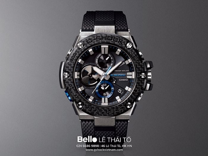  Casio G-Shock GST-B100XA-1A - Uy tín từ 2009, Tem vàng chống giả, Bảo hành 5 năm, Pin miễn phí trọn đời 
