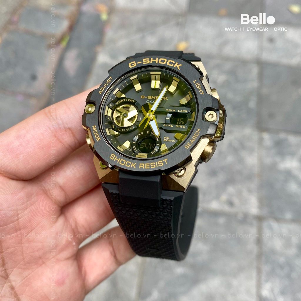  Casio G-Shock GST-B400GB-1A9 - Uy tín từ 2009, Tem vàng chống giả, Bảo hành 5 năm, Pin miễn phí trọn đời 