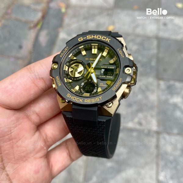  Casio G-Shock GST-B400GB-1A9 - Uy tín từ 2009, Tem vàng chống giả, Bảo hành 5 năm, Pin miễn phí trọn đời 