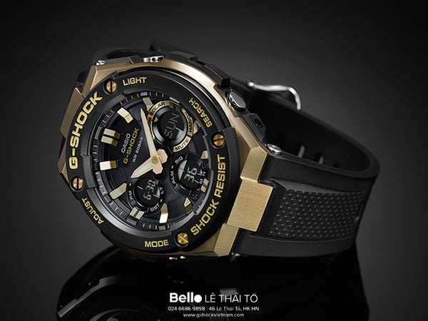  Casio G-Shock GST-S100G-1A - Uy tín từ 2009, Tem vàng chống giả, Bảo hành 5 năm, Pin miễn phí trọn đời 