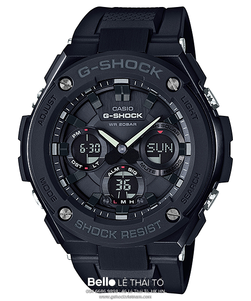  [Pin Miễn Phí Trọn Đời] GST-S100G-1B - Đồng hồ G-Shock Nam - Tem Vàng Chống Giả 