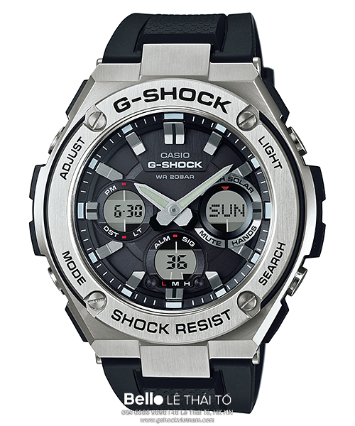  [Pin Miễn Phí Trọn Đời] GST-S110-1A - Đồng hồ G-Shock Nam - Tem Vàng Chống Giả 