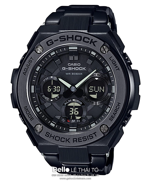  [Pin Miễn Phí Trọn Đời] GST-S110BD-1B - Đồng hồ G-Shock Nam - Tem vàng chống giả 