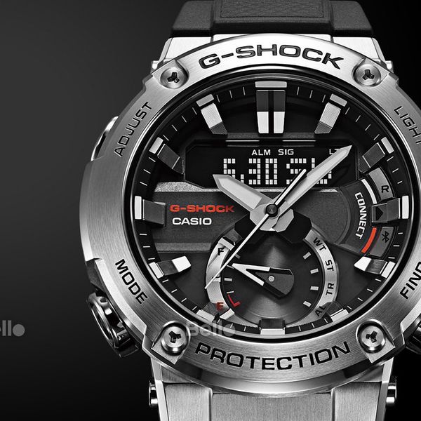  Casio G-Shock GST-B200D-1A - Uy tín từ 2009, Tem vàng chống giả, Bảo hành 5 năm, Pin miễn phí trọn đời 