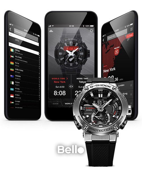  Casio G-Shock GST-B200-1A - Uy tín từ 2009, Tem vàng chống giả, Bảo hành 5 năm, Pin miễn phí trọn đời 