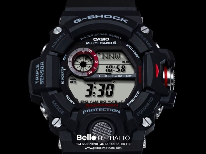  [Pin Miễn Phí Trọn Đời] GW-9400-1 - Đồng hồ G-Shock Nam - Tem Vàng Chống Giả 