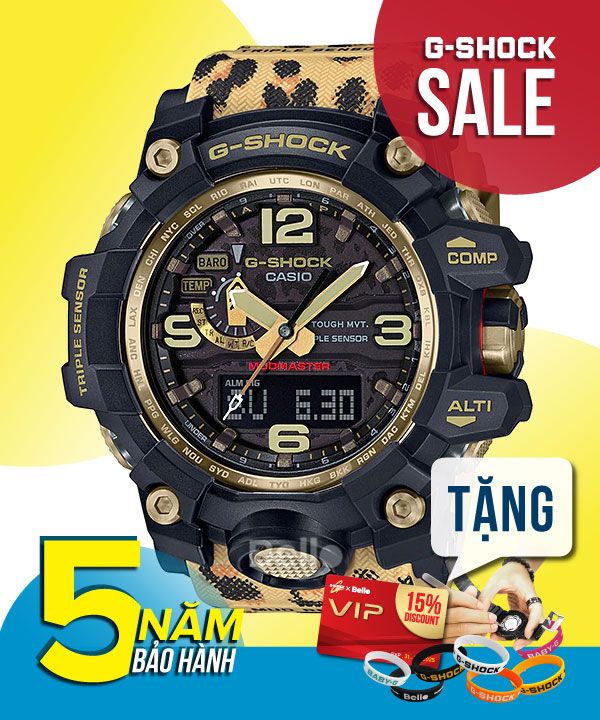  [Uy Tín Từ 2009] GWG-1000WLP-1A - Đồng hồ G-Shock Nam - Tem Vàng Chống Giả 