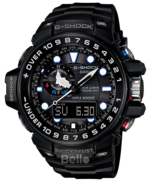  [Pin Miễn Phí Trọn Đời] GWN-1000B-1A - Đồng hồ G-Shock Nam - Tem Vàng Chống Giả 