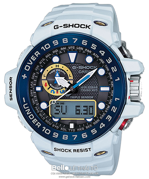  [Pin Miễn Phí Trọn Đời] GWN-1000E-8A - Đồng hồ G-Shock Nam - Tem Vàng Chống Giả 