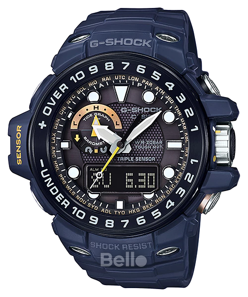  [Pin Miễn Phí Trọn Đời] GWN-1000NV-2A - Đồng hồ G-Shock Nam - Tem Vàng Chống Giả 