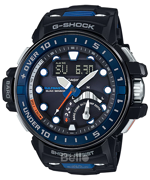  [Pin Miễn Phí Trọn Đời] GWN-Q1000-1A - Đồng hồ G-Shock Nam - Tem Vàng Chống Giả 