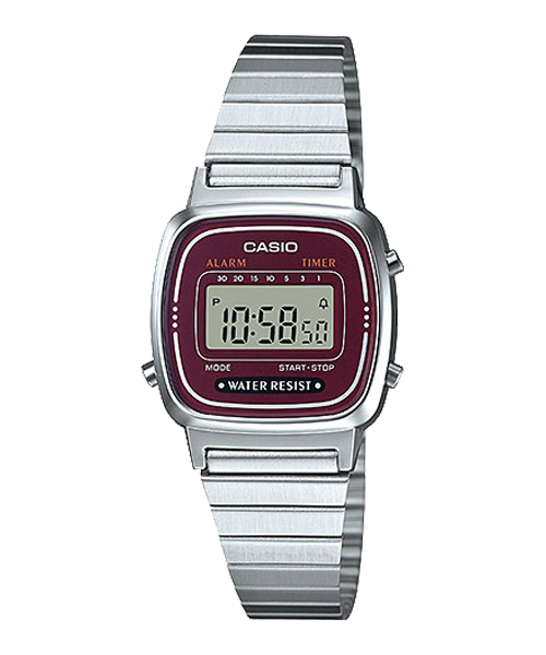  [Pin Miễn Phí Trọn Đời] LA670WA-4DF - Đồng hồ Casio Nữ - Tem vàng chống giả 