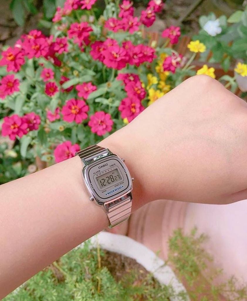  Casio LA670WA-7 - Uy tín từ 2009, Tem vàng chống giả, Bảo hành 1 năm, Pin miễn phí trọn đời 