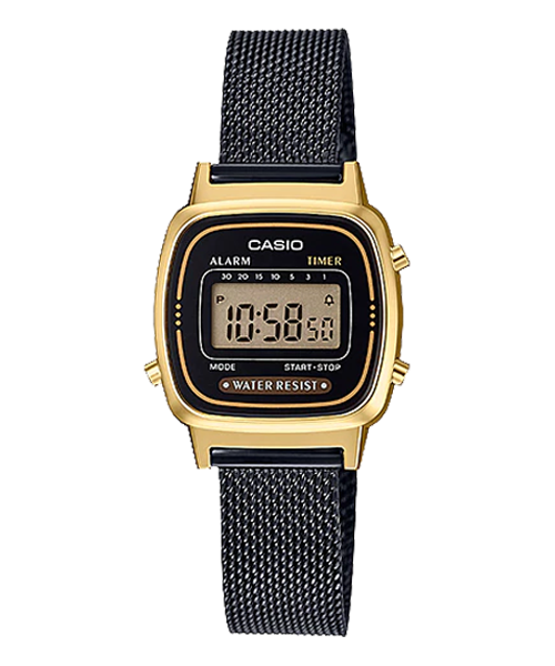  [Pin Miễn Phí Trọn Đời] LA670WEMB-1DF - Đồng hồ Casio Nữ - Tem vàng chống giả 