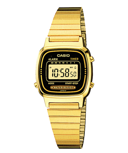  [Pin Miễn Phí Trọn Đời] LA670WGA-1DF - Đồng hồ Casio Nữ - Tem vàng chống giả 