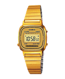 [Pin Miễn Phí Trọn Đời] LA670WGA-9DF - Đồng hồ Casio Nữ - Tem vàng chống giả 