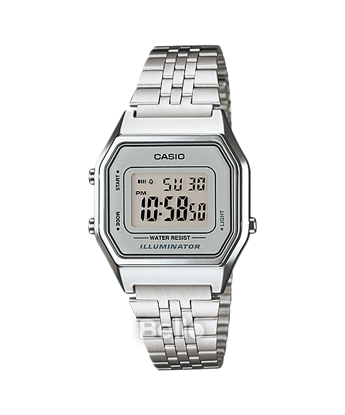  [Pin Miễn Phí Trọn Đời] LA680WA-7DF - Đồng hồ Casio Nữ - Tem vàng chống giả 