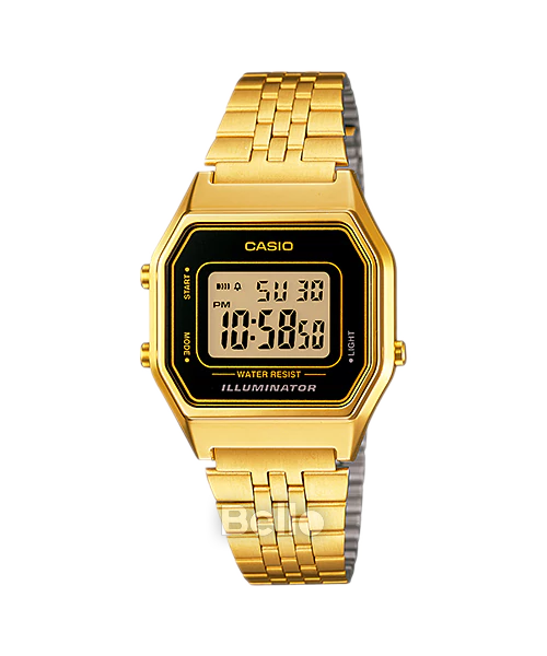  [Pin Miễn Phí Trọn Đời] LA680WGA-1DF - Đồng hồ Casio Nữ - Tem vàng chống giả 