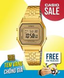  [Pin Miễn Phí Trọn Đời] LA680WGA-9DF - Đồng hồ Casio Nữ - Tem vàng chống giả 