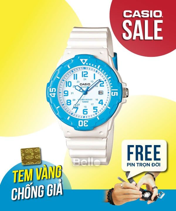  Casio LRW-200H-2BVDF - Uy tín từ 2009, Tem vàng chống giả, Bảo hành 1 năm, Pin miễn phí trọn đời 