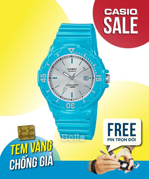  Casio LRW-200H-2E3VDF - Uy tín từ 2009, Tem vàng chống giả, Bảo hành 1 năm, Pin miễn phí trọn đời 