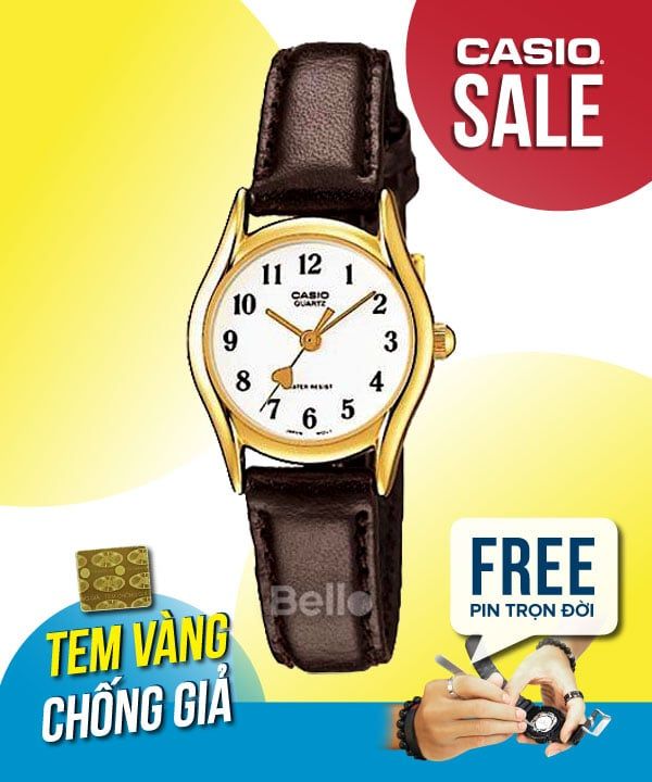  Casio LTP-1094Q-7B5RDF - Uy tín từ 2009, Tem vàng chống giả, Bảo hành 1 năm, Pin miễn phí trọn đời 