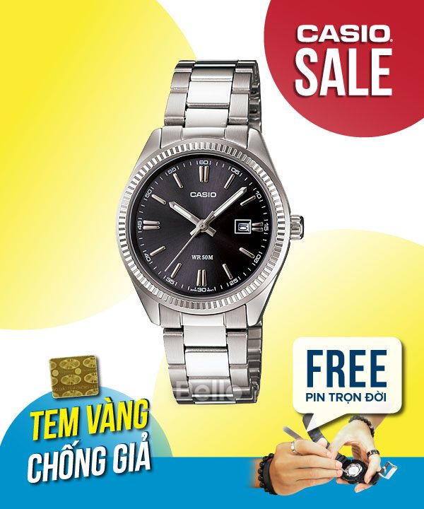  Casio LTP-1302D-1A1VDF - Uy tín từ 2009, Tem vàng chống giả, Bảo hành 1 năm, Pin miễn phí trọn đời 