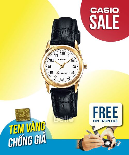  Casio LTP-V001GL-7BUDF - Uy tín từ 2009, Tem vàng chống giả, Bảo hành 1 năm, Pin miễn phí trọn đời 
