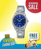  Casio LTP-V005D-2B2UDF - Uy tín từ 2009, Tem vàng chống giả, Bảo hành 1 năm, Pin miễn phí trọn đời 