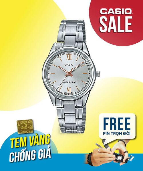  Casio LTP-V005D-7B2UDF - Uy tín từ 2009, Tem vàng chống giả, Bảo hành 1 năm, Pin miễn phí trọn đời 