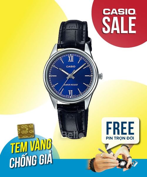  Casio LTP-V005L-2BUDF - Uy tín từ 2009, Tem vàng chống giả, Bảo hành 1 năm, Pin miễn phí trọn đời 