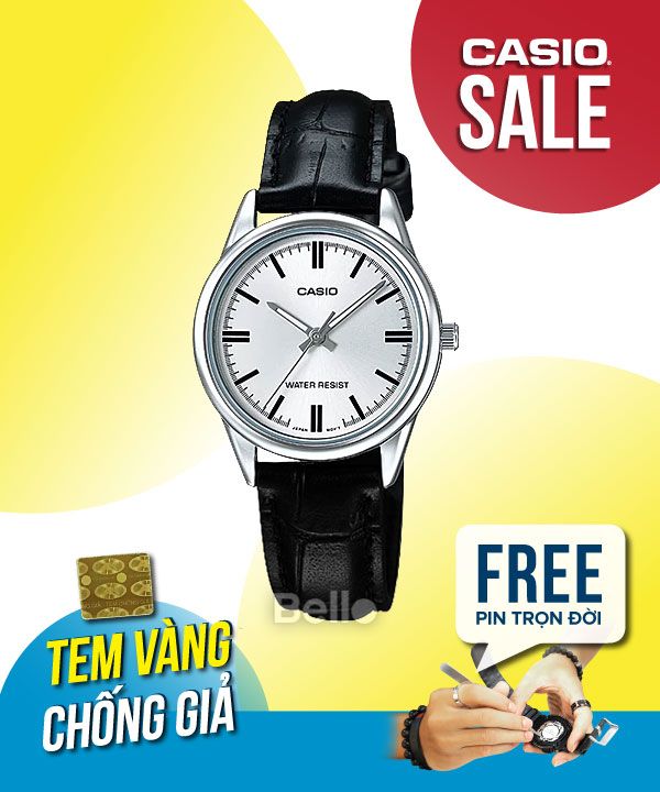  Casio LTP-V005L-7AUDF - Uy tín từ 2009, Tem vàng chống giả, Bảo hành 1 năm, Pin miễn phí trọn đời 