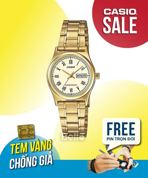  Casio LTP-V006G-9BUDF - Uy tín từ 2009, Tem vàng chống giả, Bảo hành 1 năm, Pin miễn phí trọn đời 