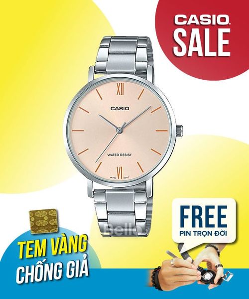  Casio LTP-VT01D-4BUDF - Uy tín từ 2009, Tem vàng chống giả, Bảo hành 1 năm, Pin miễn phí trọn đời 