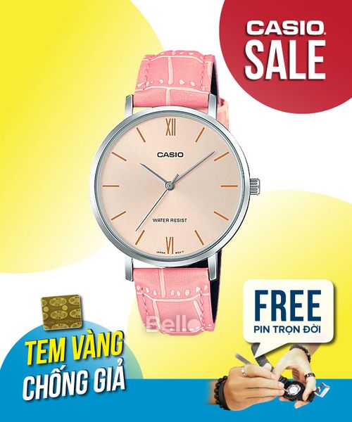  Casio LTP-VT01L-4BUDF - Uy tín từ 2009, Tem vàng chống giả, Bảo hành 1 năm, Pin miễn phí trọn đời 