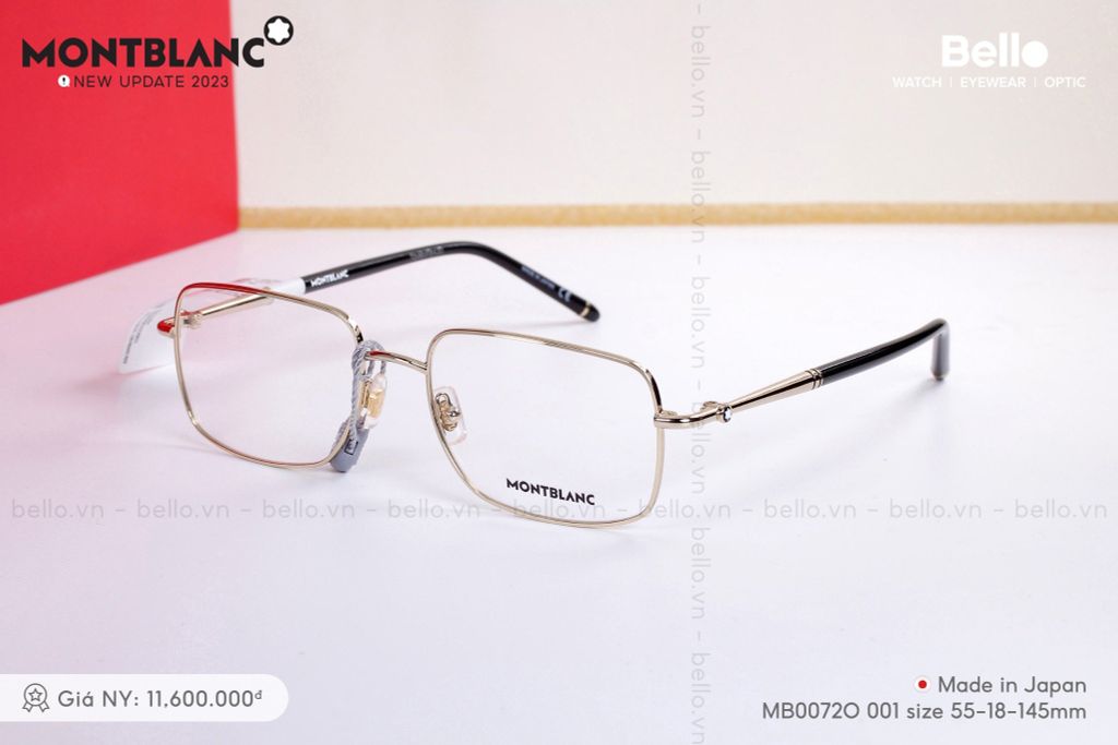  Gọng Kính Montblanc MB0072O 001 & MB0072O 003 chính hãng GIÁ TỐT LIÊN HỆ 0948.74.5959 (Mrs.Hà) 