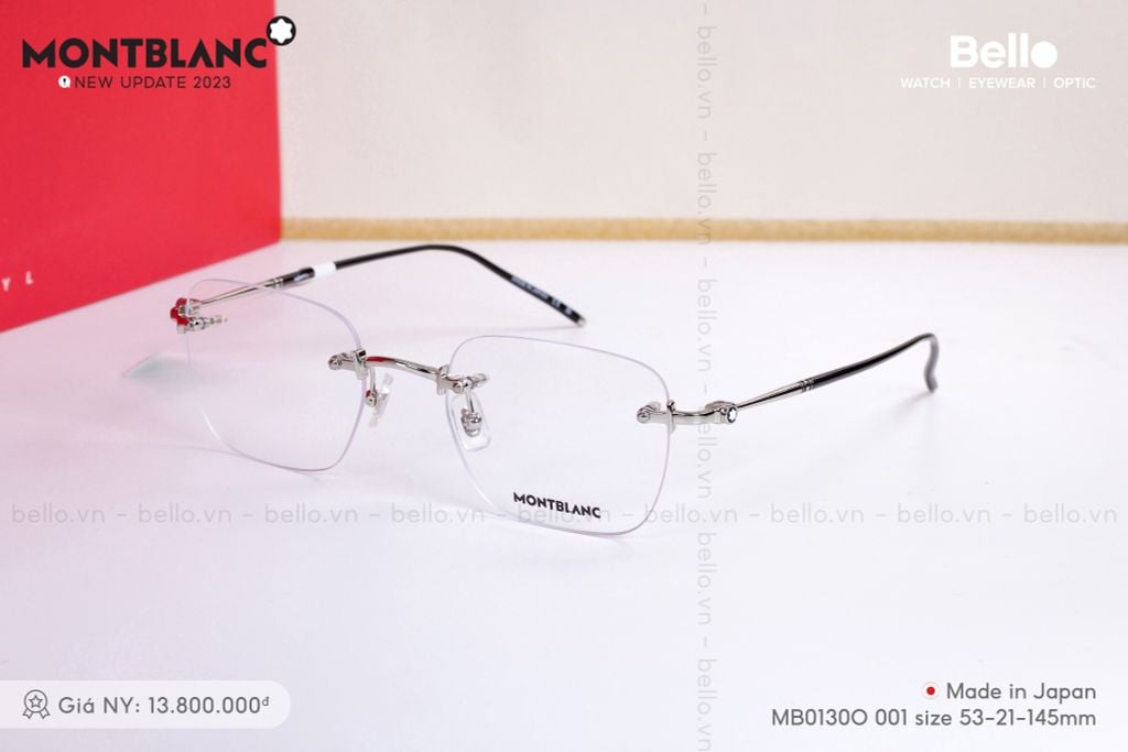  MontBlanc MB0130O 001 sale 20% + tặng tròng kính chống chói loá lái xe ngày và đêm 