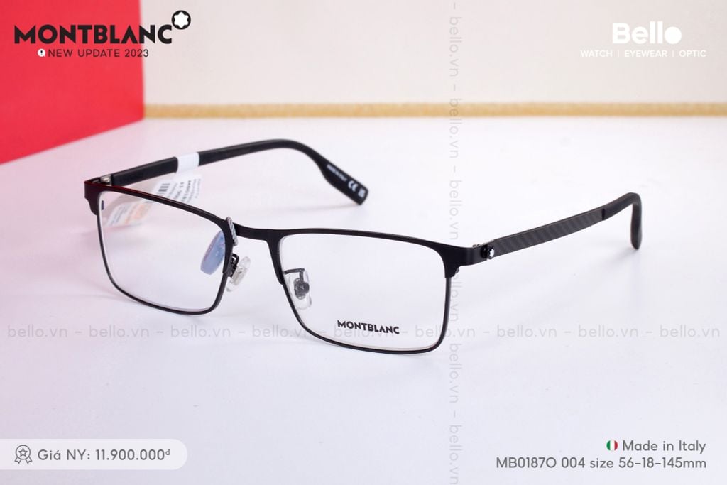  Gọng Kính Montblanc MB0187O 004 chính hãng GIÁ TỐT LIÊN HỆ 0948.74.5959 (Mrs.Hà) 