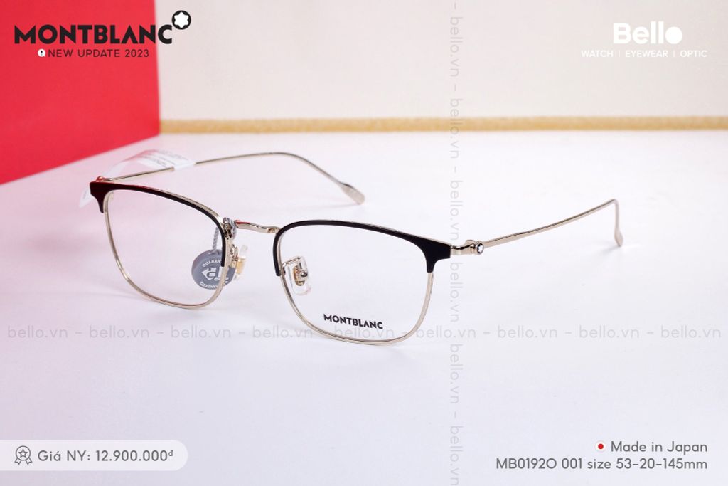  Gọng Kính Montblanc MB0192O 001 chính hãng GIÁ TỐT LIÊN HỆ 0948.74.5959 (Mrs.Hà) 