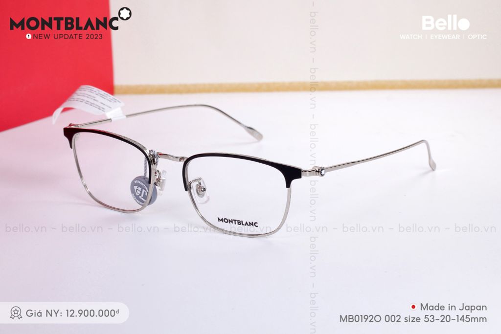  Gọng Kính Montblanc MB0192O 002 chính hãng GIÁ TỐT LIÊN HỆ 0948.74.5959 (Mrs.Hà) 