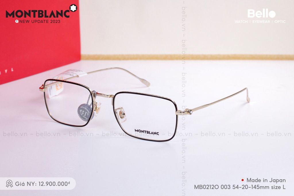  Montblanc MB0212O 003 sale 20% + tặng tròng kính chống chói loá lái xe ngày và đêm 