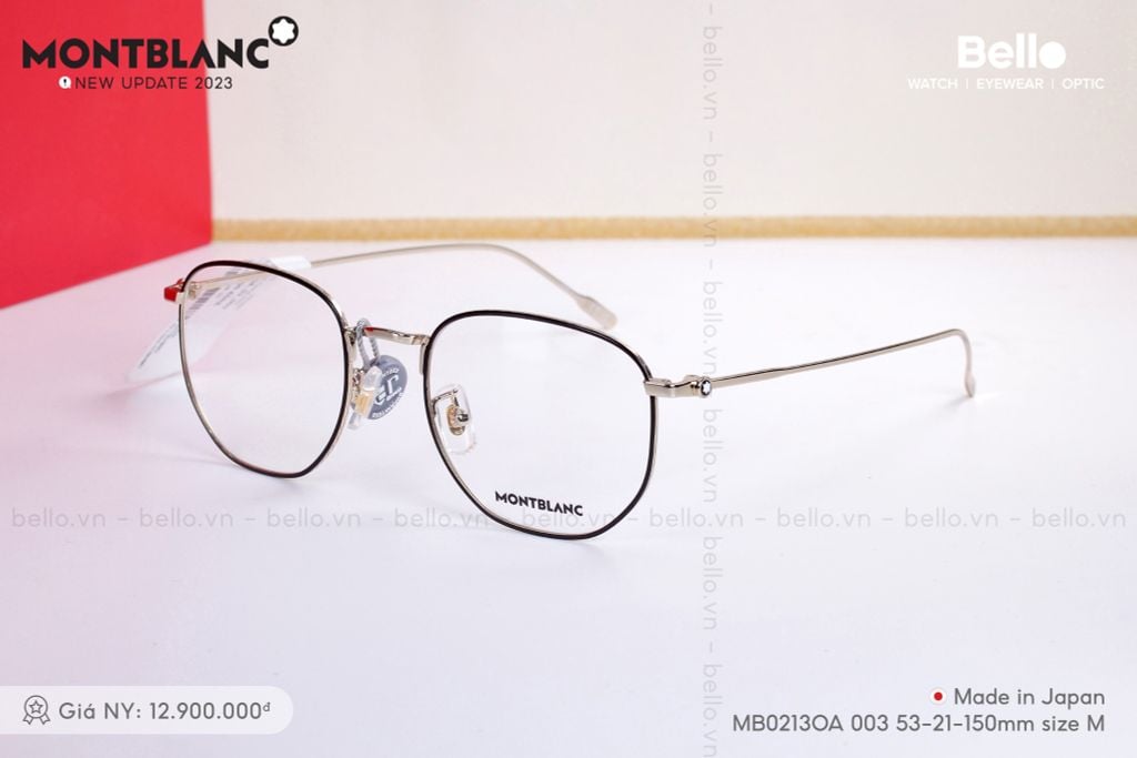  Montblanc MB0213OA 003 sale 20% + tặng tròng kính chống chói loá lái xe ngày và đêm 